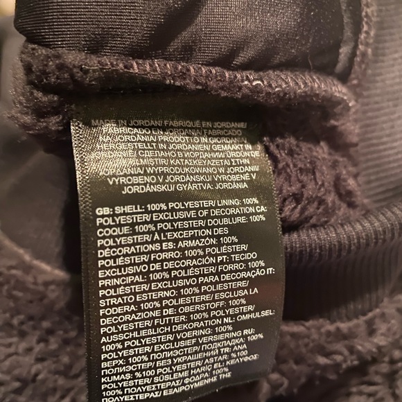 NWT The North Face Girls Suave Oso Full Zip Hooded Jacket in Black - Picture 8 of 10